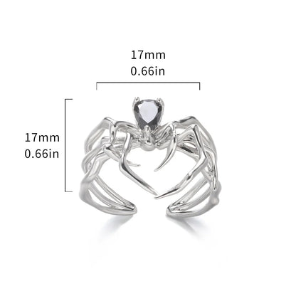 Luckacco Elegant Stainless Steel Big Bloom Flower Rings For Women Gold Color Sun Starfish Open Ring Finger Jewelry Wedding Her Gift Punk
