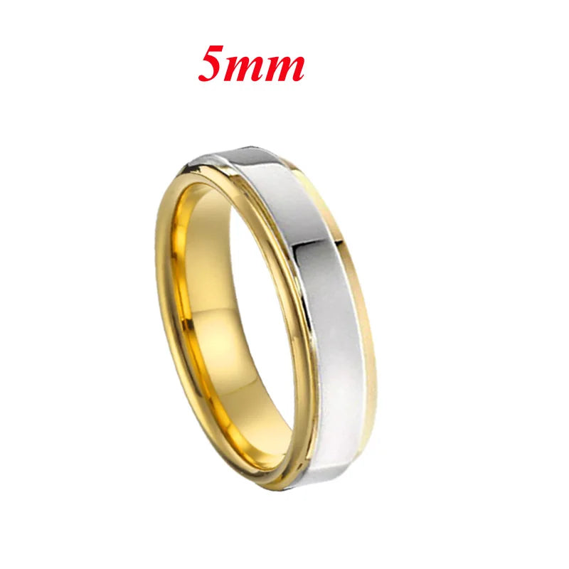 luckacco usa size 5 to 15 western titanium fashion jewelry couple wedding rings for men and women alliance love marriage finger ring