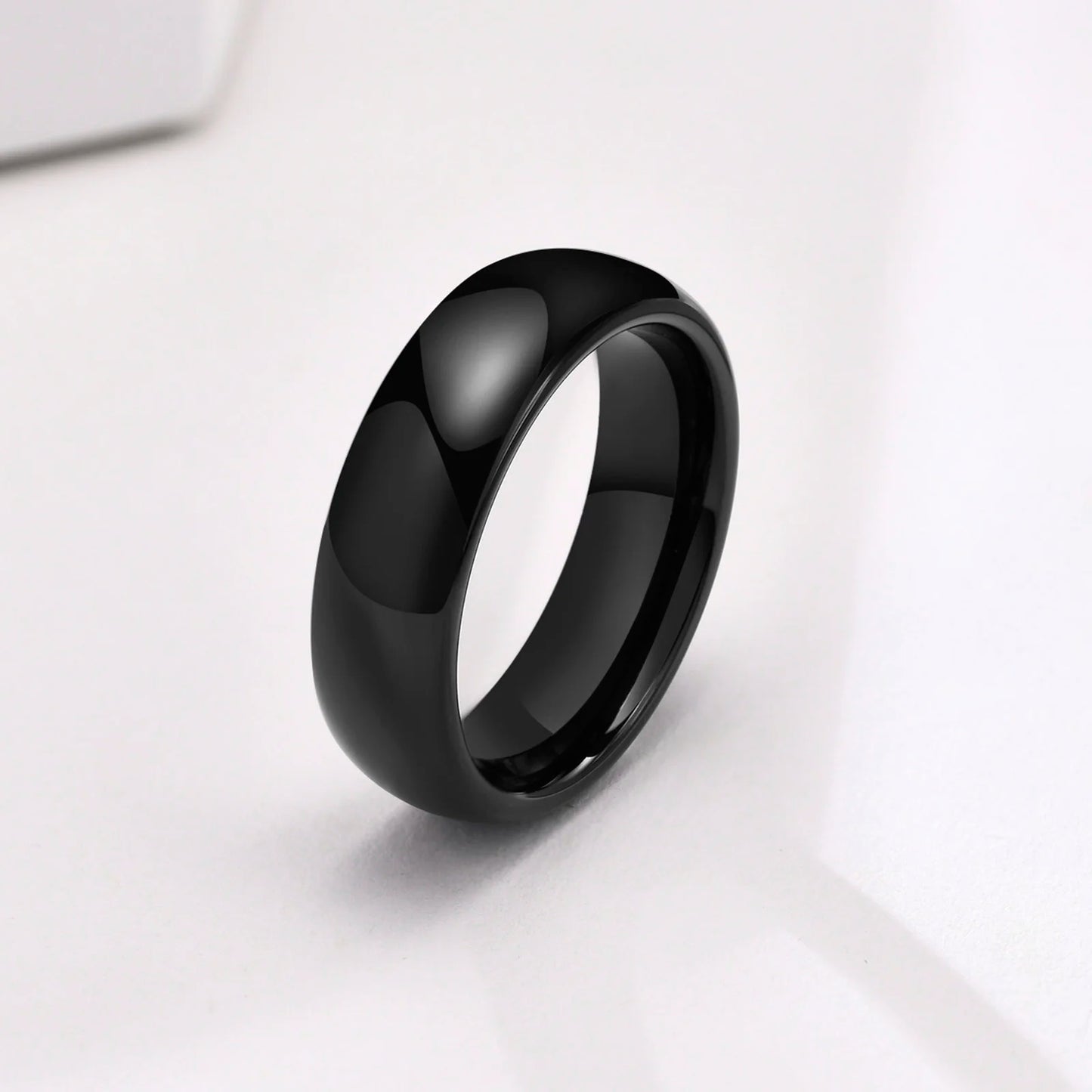luckacco vnox anti scratch tungsten wedding rings for women men simple classic wedding bands for couples basic jewelry