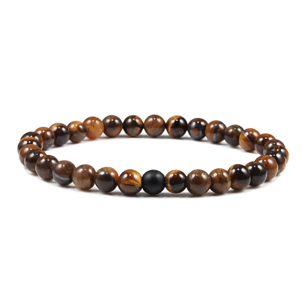 luckacco natural green malachite stone lava bracelets women men strand charm buddha beads bracelet yoga prayer handmade jewelry gift