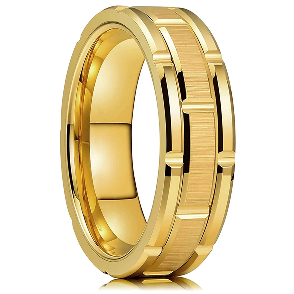 luckacco fashion 8mm black tungsten wedding celtic dragon rings inlaid blue zircon stainless steel rings for men blue carbon fibre ring