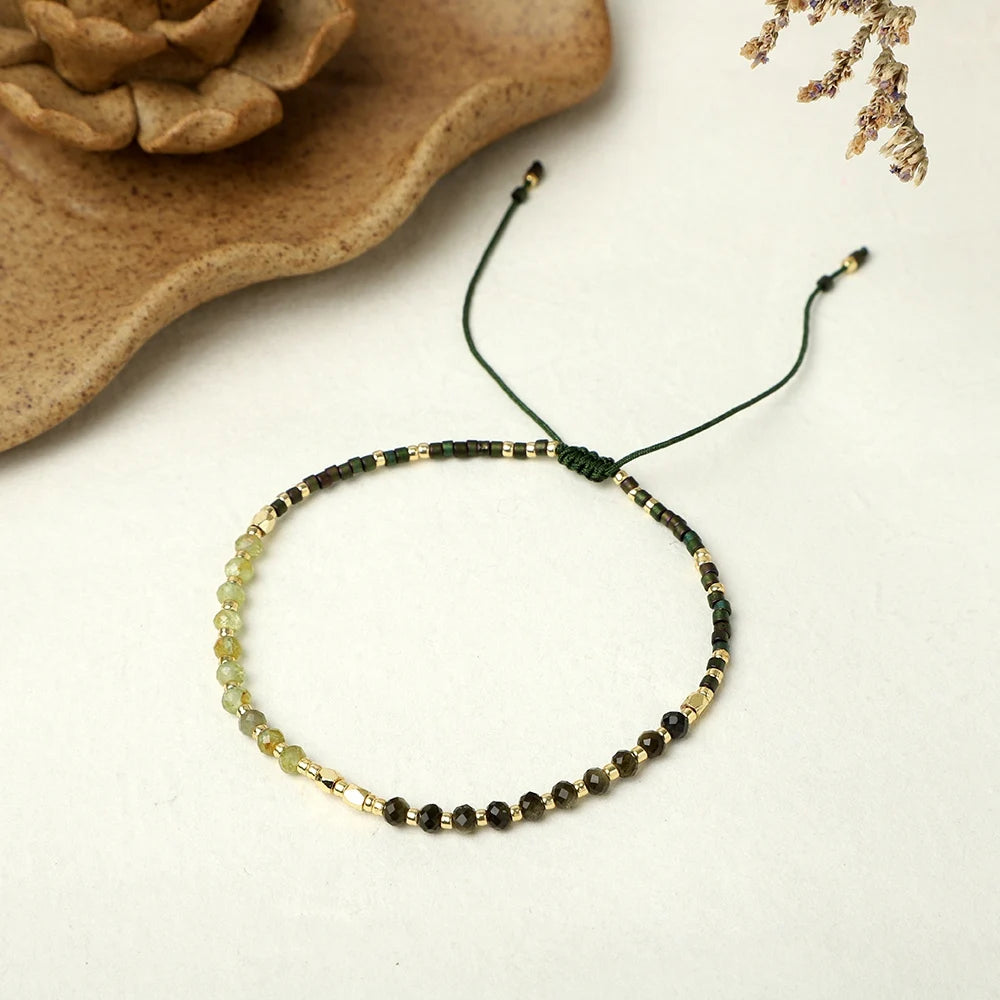 luckacco shinus miyuki beaded bracelet gift seed bead simple bracelets for women pulseras 2022 jewelry adjustable natural stone armband