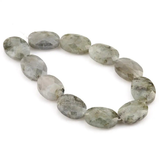 Luckacco Natural Faceted Turquoises Agates Jades Snakeskin Jaspers Stone Oval Round Shape Bead For Jewelry Making DIY Bracelet Accessorie