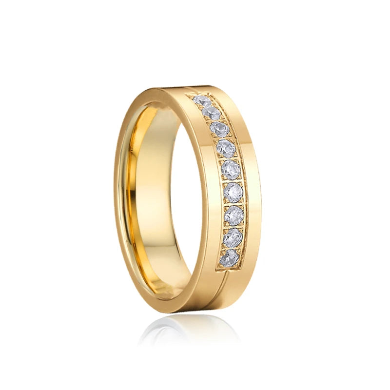 luckacco usa size 5 to 15 western titanium fashion jewelry couple wedding rings for men and women alliance love marriage finger ring