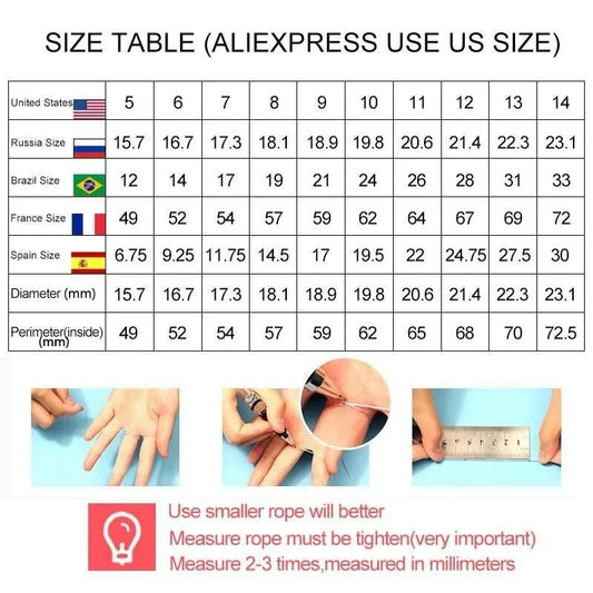 Luckacco 2025 Luxury Rhinestones Zircon Rings Set For Women Accessories Anniversary Party Gift Fashion Women Rings