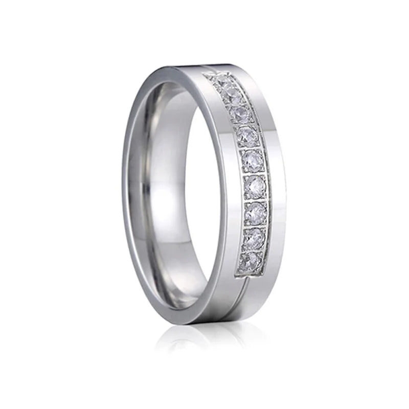 luckacco usa size 5 to 15 western titanium fashion jewelry couple wedding rings for men and women alliance love marriage finger ring