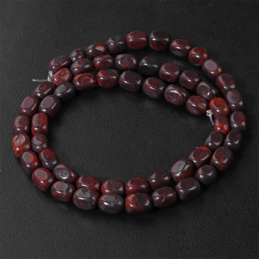 luckacco 4x6mm rectangle stone beads natural aventurine square shape crystal loose beads for jewelry making diy charm bracelet necklace