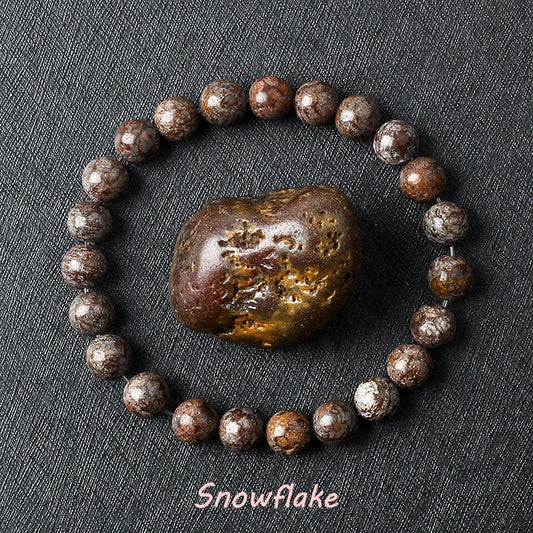 Luckacco Geniune Amethyst Natural Crystal Bracelet for Women Pulsera Amethust Bracelet Made of Real Natural Stone Beads Body-Purifying