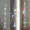 Luckacco Crystal Wind Chime Rainbow Maker Sun Catcher Dream Catcher Pendant Home Garden Decor Wind Chime, Holiday, Festival, Home Decor,