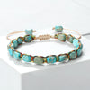 Luckacco Bohemian Imperial Stone Beaded Bracelet Handmade  Braided String Bangles Friendship Jewelry Gift Vintage Design Strand Bracelets