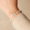 Luckacco New Fashion 26 Letter Bracelet Women Temperament Handmade Simulated Pearl Bead Bracelet For Women Jewelry Gift