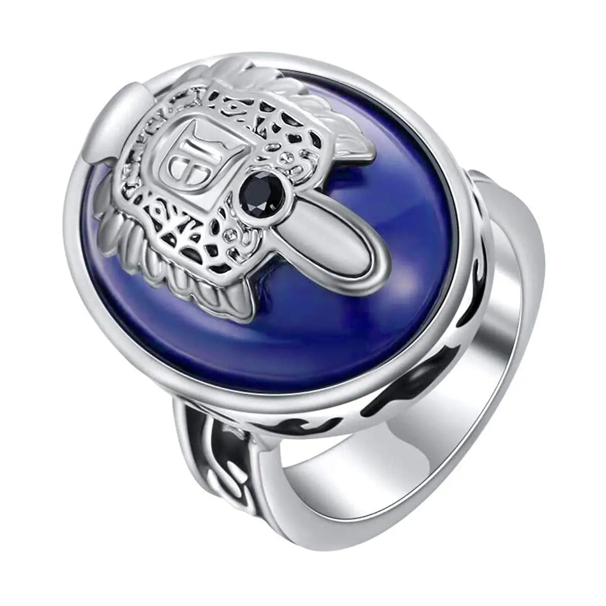 luckacco the vampire diaries ring sticker jewelry set vintage damon stefan salvatore sun family vampire diaries crest rings