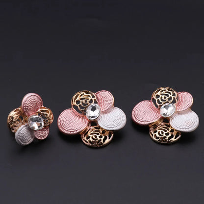 Luckacco Fashion African Jewellery Set Dubai Gold Color Jewelry Sets Women Customer Nigerian Wedding Flower Design Gift