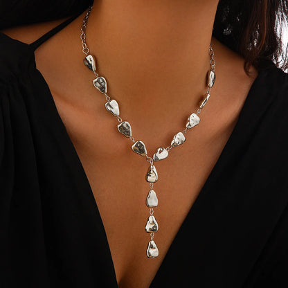 Luckacco Bohemia Conch Starfish Imitation Pearl Necklace for Women Luxury Exquisite Beaded Shell Pendant Necklace Beach Holiday Jewelry