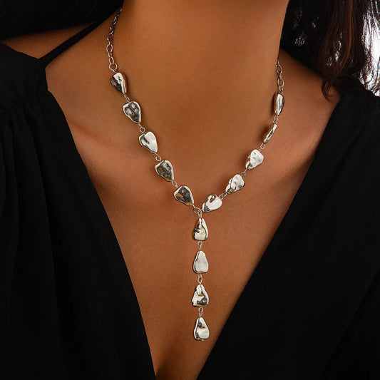 Luckacco Bohemia Conch Starfish Imitation Pearl Necklace for Women Luxury Exquisite Beaded Shell Pendant Necklace Beach Holiday Jewelry