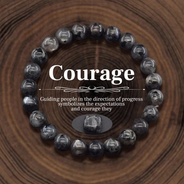 luckacco attract money wealth health pulse hematite natural stone beads bracelet for women men party jewelry accessories gifts