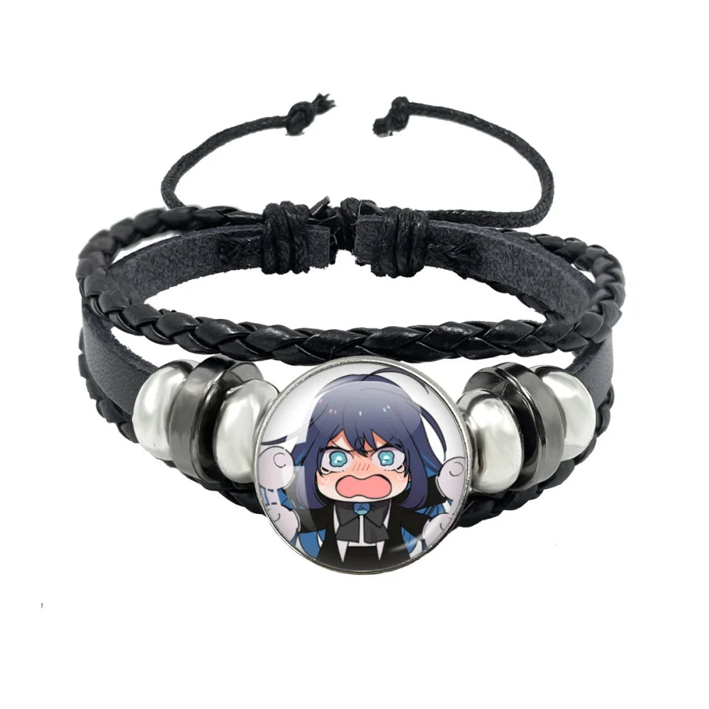 luckacco i love ado bracelets ado kyogen x uta glass bracelets art multilayer braided bracelets bangles jewelry ornament accessories fans