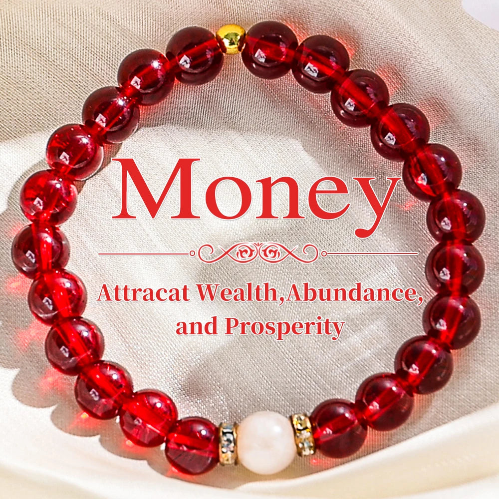 luckacco 1pc prosperity and abundance healing money wealth bracelet - relaxation, success enhancement bracelet, suitable for daily wear