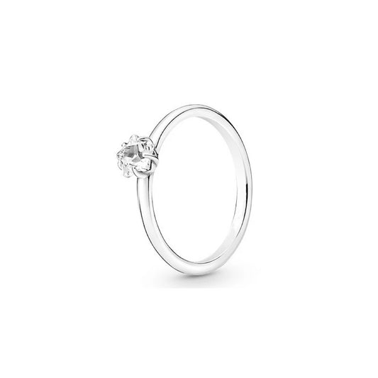 Luckacco 100% fashionable 925 sterling silver original heart-shaped water drop butterfly zircon charming ring for women's wedding jewelry