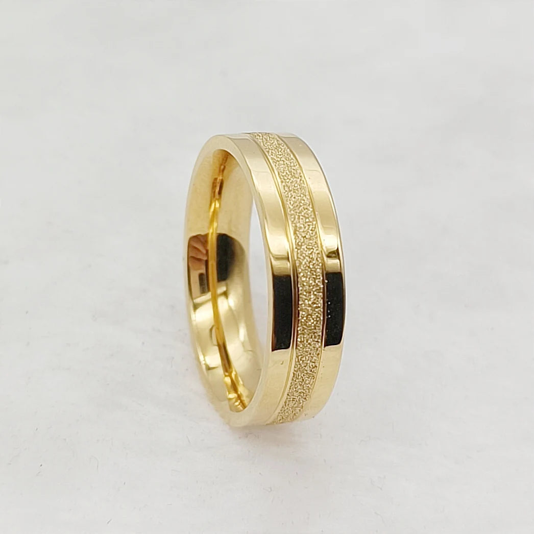 luckacco usa size 5 to 15 western titanium fashion jewelry couple wedding rings for men and women alliance love marriage finger ring