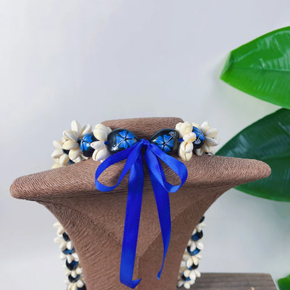 Luckacco 2025 New Desing Acrylic Kukui  Necklace  Customize Pattern Woman Fashion Jewelry For Graduation Wedding Birthday Luau Party