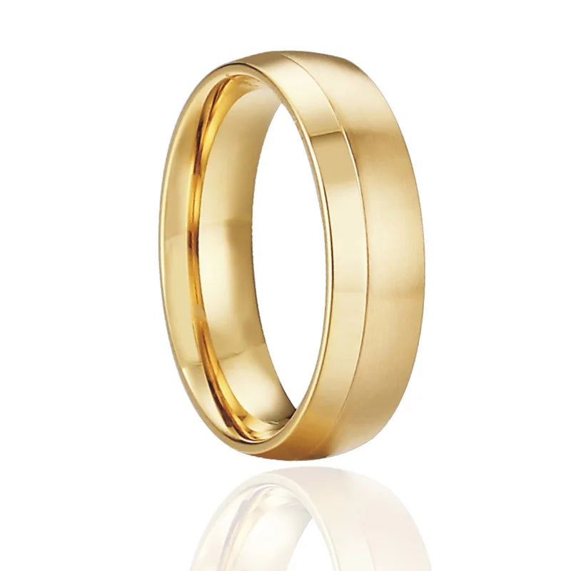 luckacco usa size 5 to 15 western titanium fashion jewelry couple wedding rings for men and women alliance love marriage finger ring