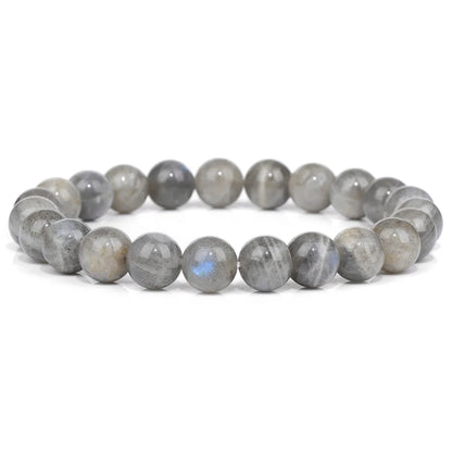 Luckacco Handmade Natural Stone African Stone Beads Bracelet Men Yoga Mala Jewelry Green Moss Agates Beaded Bracelet for Women Men