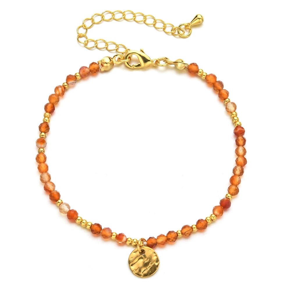 luckacco shop's pick thin natural stone african turquoises beads bracelet women bohe colorful energy yoga meditation strand bracelets friendship