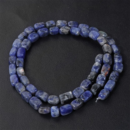 Luckacco 4x6mm Rectangle Stone Beads Natural Aventurine Square Shape Crystal Loose Beads For Jewelry Making DIY Charm Bracelet Necklace