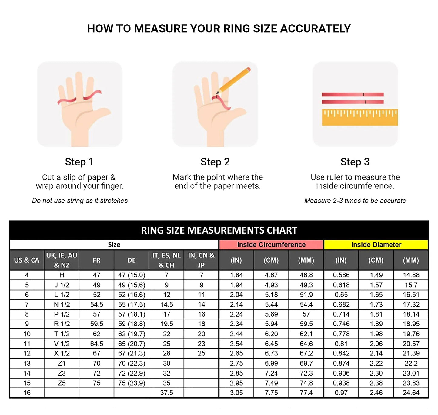 luckacco colorful zircon seal ring for women, 316l stainless steel green black blue red white cz rings, gold plated engagement jewelry