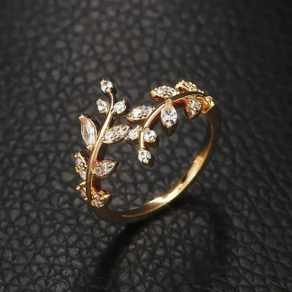 Luckacco Mandala Flower Exquisite Black and White Ring for Women Personality Metal Punk Party Finger Ring Fashion Jewelry Accessories