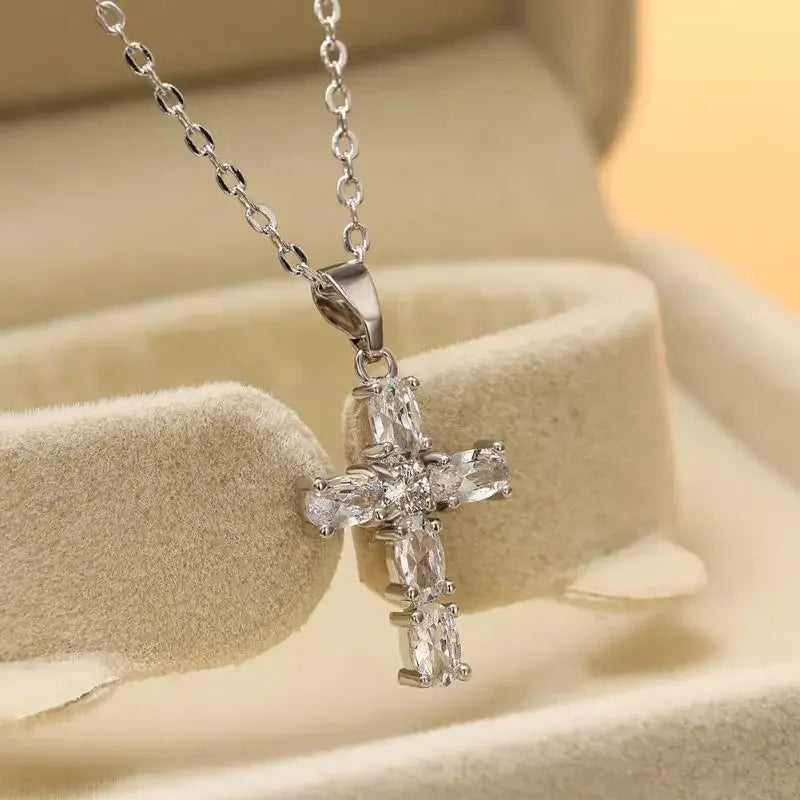 luckacco hip hop ice out zircon letter otf letter pendant necklace for men and women fashion rock party jewelry gift