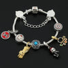 Luckacco Marvel Superhero Iron Man Pendant Bracelet, Avengers Infinity Stones, Thor's Hammer, Aesthetic Crystal Beads, Brand Jewelry