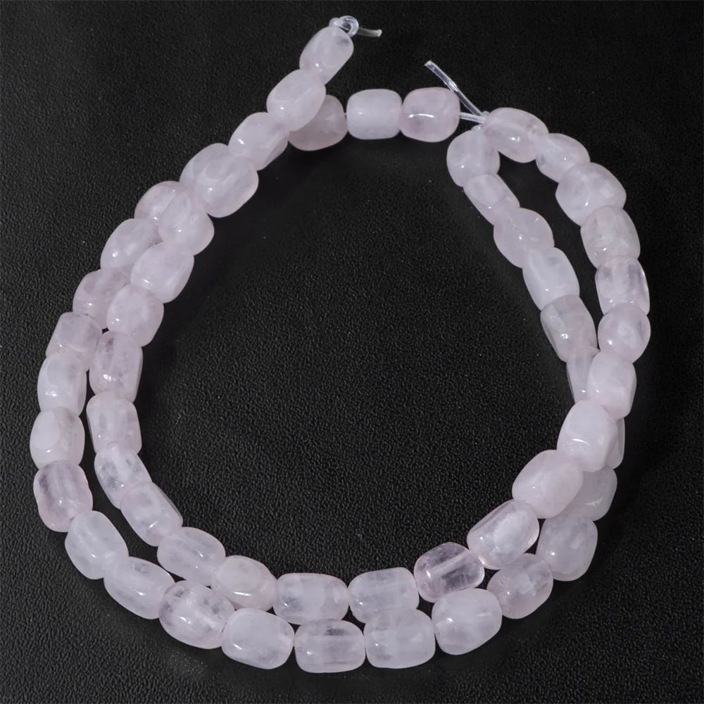 luckacco 4x6mm rectangle stone beads natural aventurine square shape crystal loose beads for jewelry making diy charm bracelet necklace