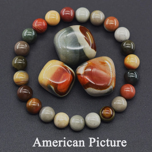Luckacco Natural Amethyst Quartz Crystal Bead Bracelet Health Bracelet for Women Weight Loss Fatigue Pressure Fatigue Relief Yoga Jewelry