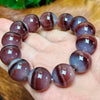 Luckacco 17mm Round With High-quality Cinnabar Material Bead Natural Thread Shaped Pharmacist Agate Dzi Beads Bracelet