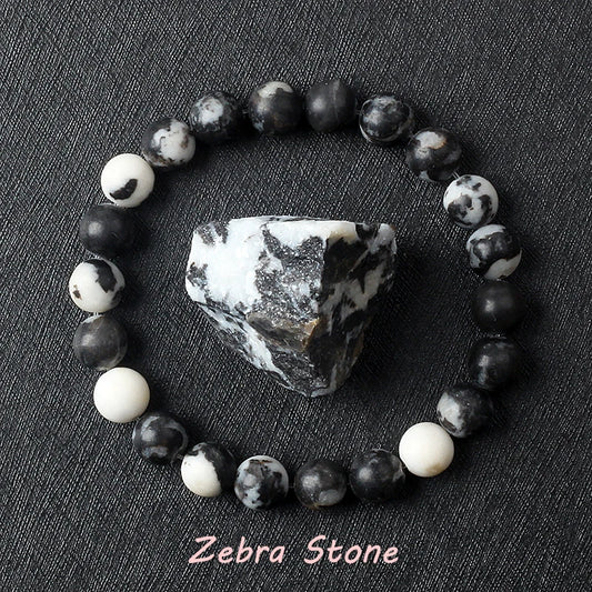 Luckacco Geniune Amethyst Natural Crystal Bracelet for Women Pulsera Amethust Bracelet Made of Real Natural Stone Beads Body-Purifying