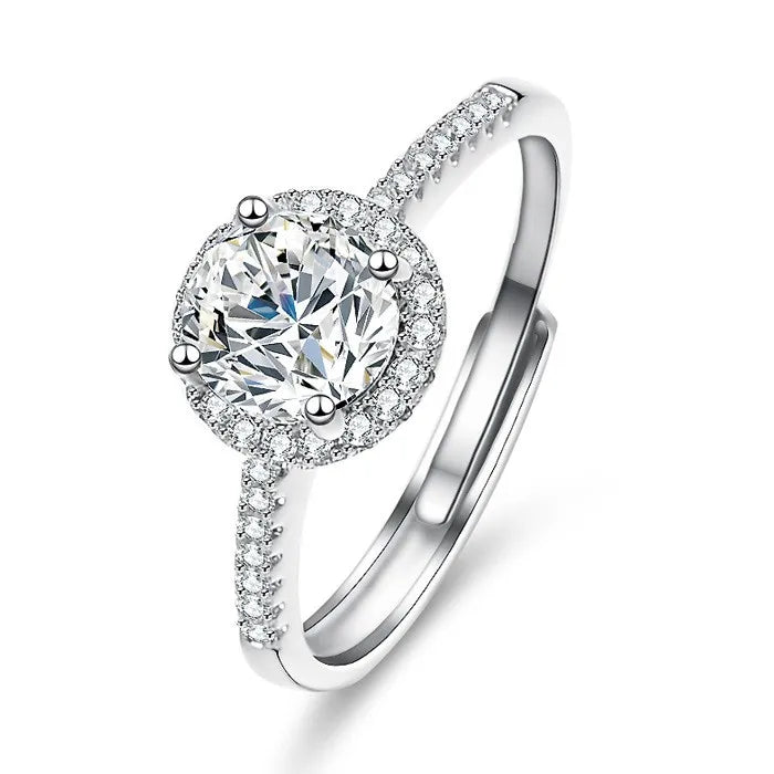luckacco european and american fashionable stainless steel women's rings party repurchase gifts