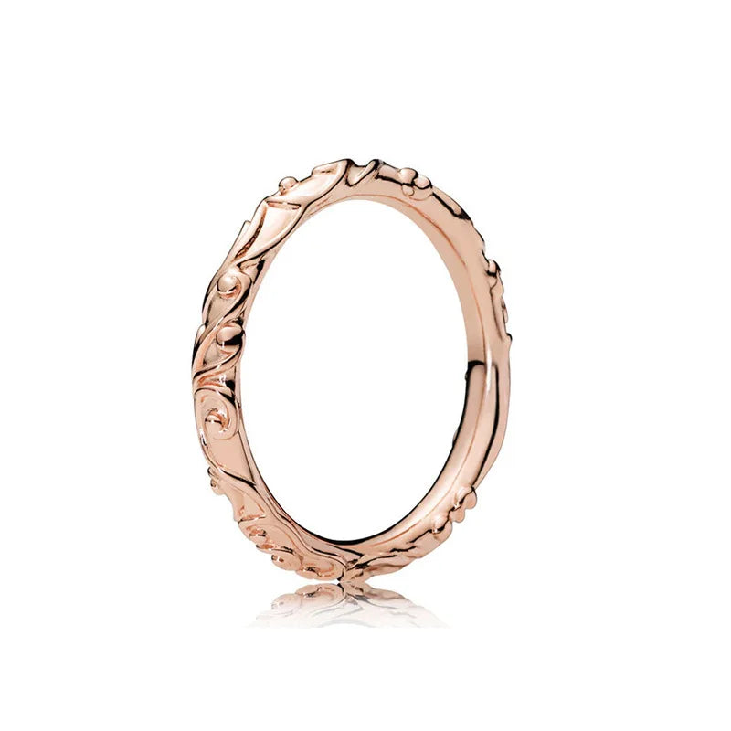 luckacco 100% fashionable 925 sterling silver original heart-shaped water drop butterfly zircon charming ring for women's wedding jewelry