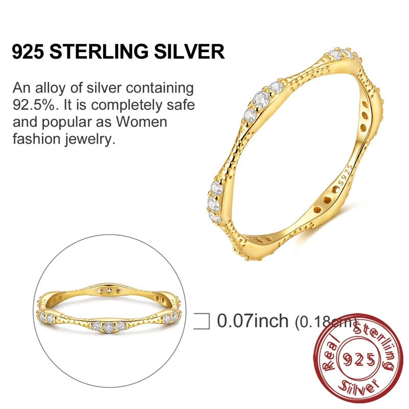 luckacco new 925 sterling silver rings gold heart bow adjustable open closed ring suitable for women stacking ring fashion jewelry gift