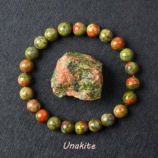 Luckacco Geniune Amethyst Natural Crystal Bracelet for Women Pulsera Amethust Bracelet Made of Real Natural Stone Beads Body-Purifying