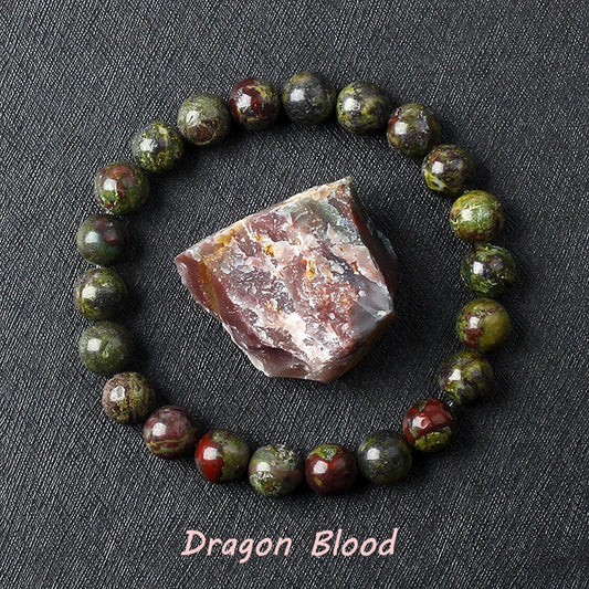 Luckacco Geniune Amethyst Natural Crystal Bracelet for Women Pulsera Amethust Bracelet Made of Real Natural Stone Beads Body-Purifying