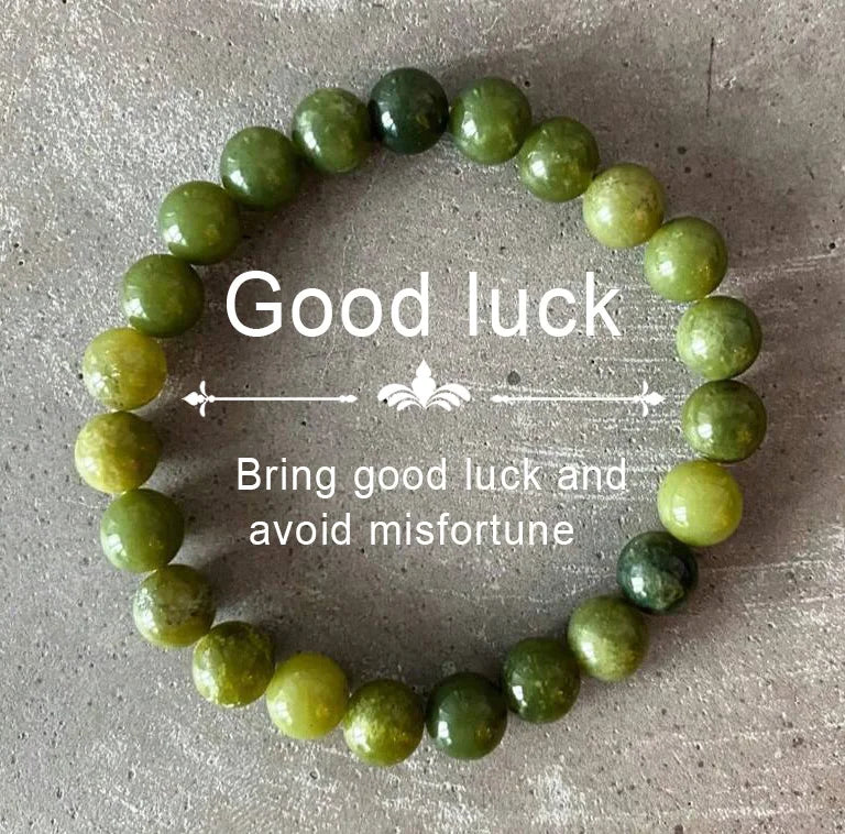 luckacco 1pc fashion natural blood stone geometric bracelet men women summer lucky braclets boyfriend birthday gift father's day gifi