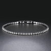 Luckacco Fashion Multicolor Tennis Bracelet for Women 2.5/3/4/5mm Zirconia Charm Designer Tennis Chain Men Bracelet Wedding Jewelry KC128