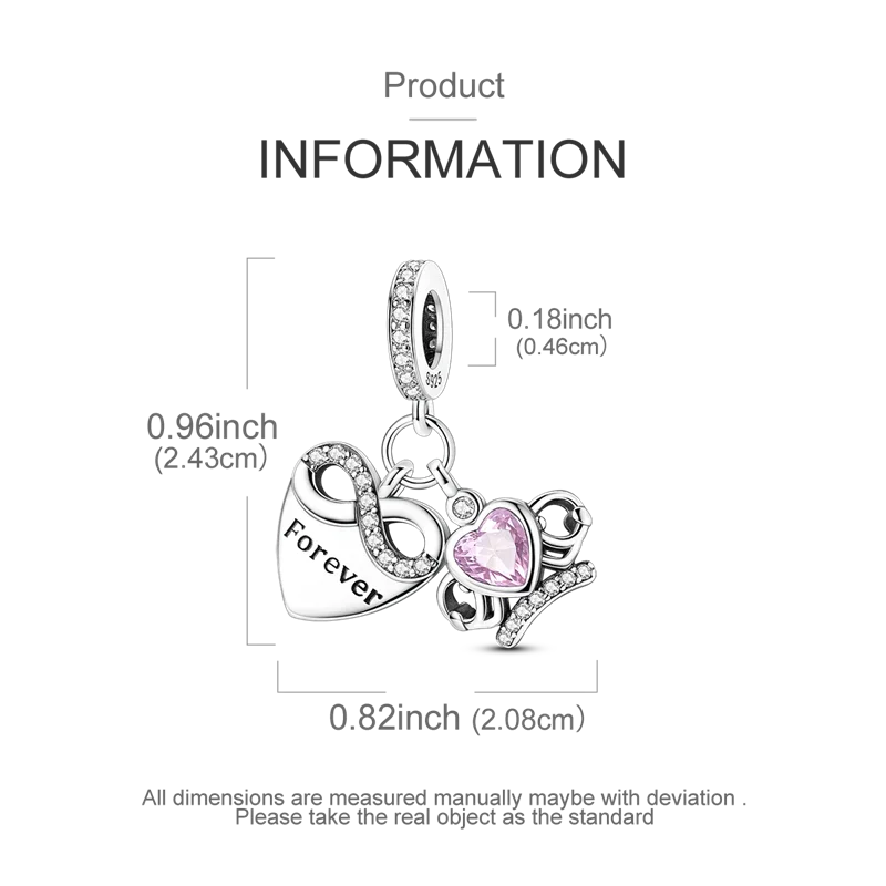 luckacco crown charms skull bead original 925 sterling silver inlaid zirconium pendants fit bracelet necklace jewelry lover gift