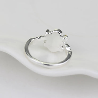 Luckacco 1 Pc The Vampire Diaries Rings Elena Gilbert Daylight Rings Vintage Crystal Ring With Blue Lapis FashionJewelry Movies Cosplay