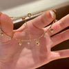 Luckacco Alloy Bracelet New High-End Jewelry Minimalist Zircon Charm Chain Style Bracelet for Women