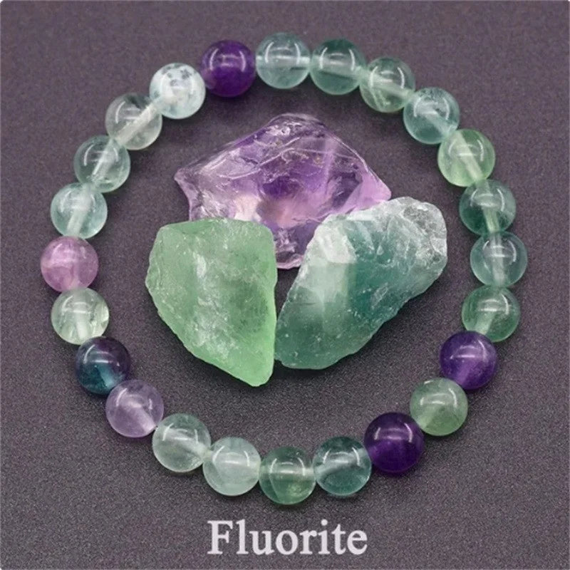 luckacco attract money wealth health pulse hematite natural stone beads bracelet for women men party jewelry accessories gifts