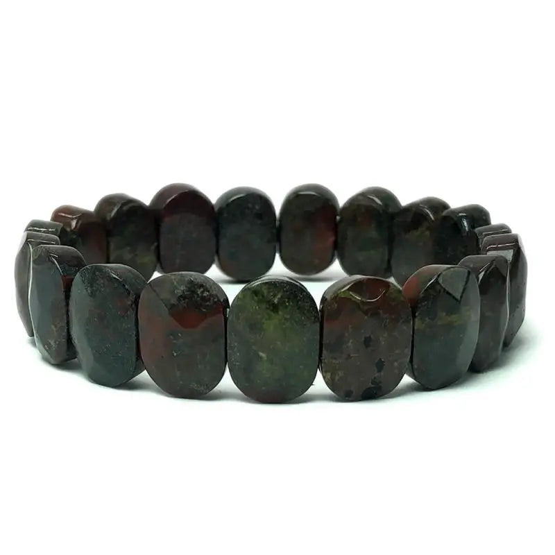 luckacco natural 10x15mm faceted flashing stone beads bracelets handmade reiki healing meditation bangles elastic rope couple jewelry