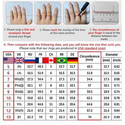 Luckacco daily picks Brilliant Rings with Dazzling Cubic Zirconia Gorgeous Gentle Trendy Accessories Delicate Jewelry for Wedding Engagement